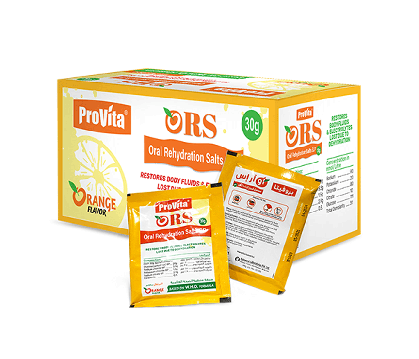 PROVITA ORS-ORANGE FLAVOUR PACK OF 25 ’S